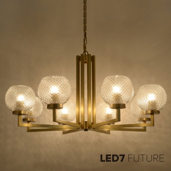 Loft Industry Modern - RBall Chandelier